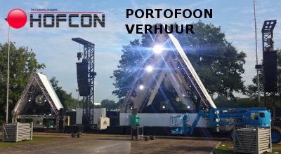 Concert DJ portofoons huren beveiliging horeca ehbo